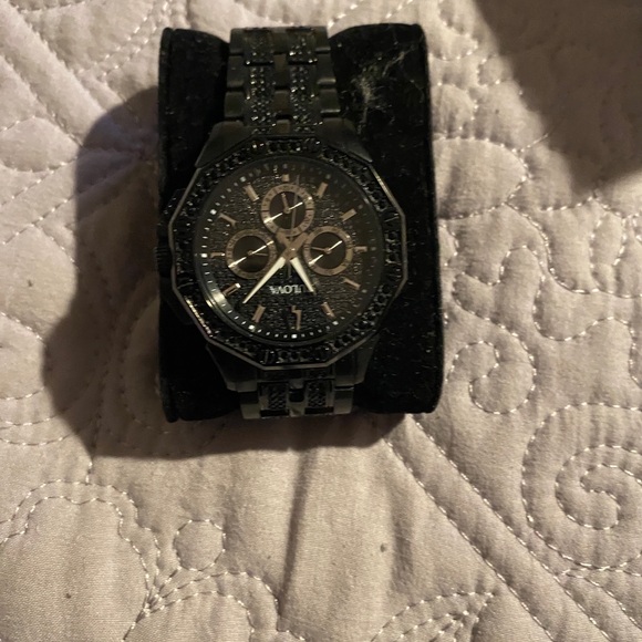 Bulova Black Chronograph Watch